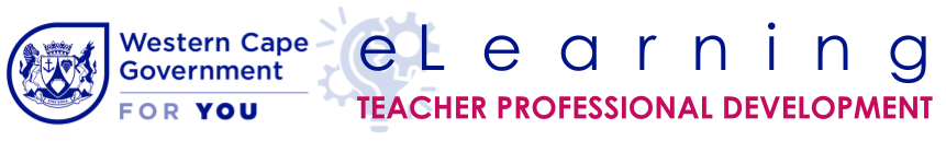 WCED eLearning Teacher Professional Development